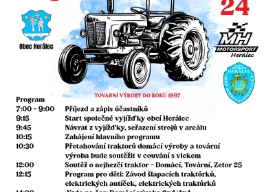 Traktoriáda Herálec 2024