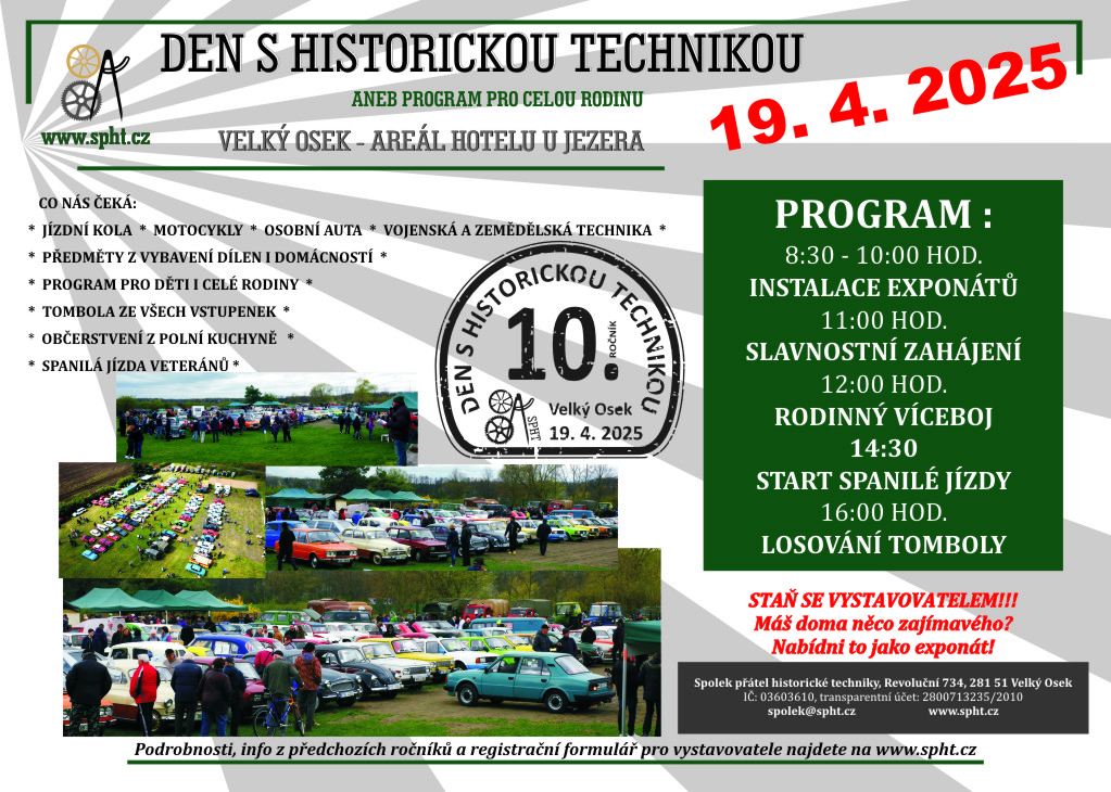 www.sraziky.cz den s historickou technikou ve velkem oseku 2025