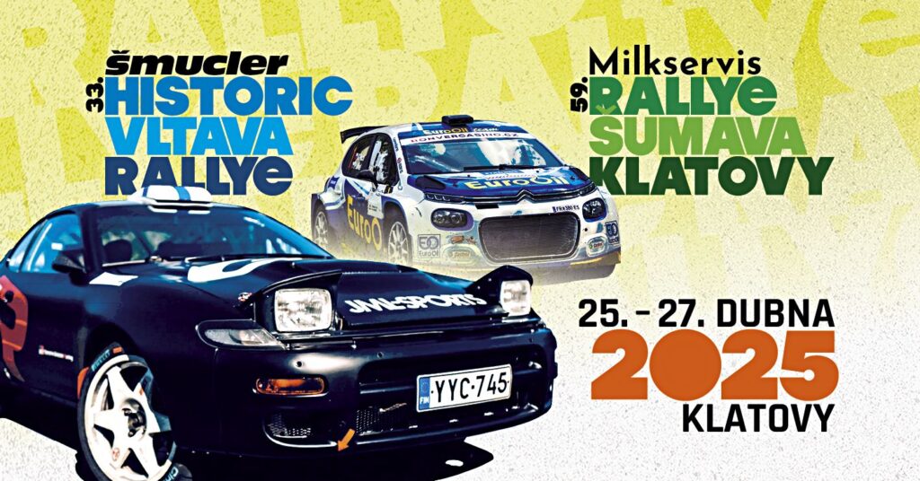 www.sraziky.cz smucler historic vltava rallye a milkservis rallye sumava klatovy 2025 1024x536